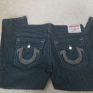 True Religion Ricky 38/29 beaded pockets